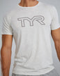 TYR Men's Ultrasoft Lightweight Tri Blend Tech Tee - Big Logo