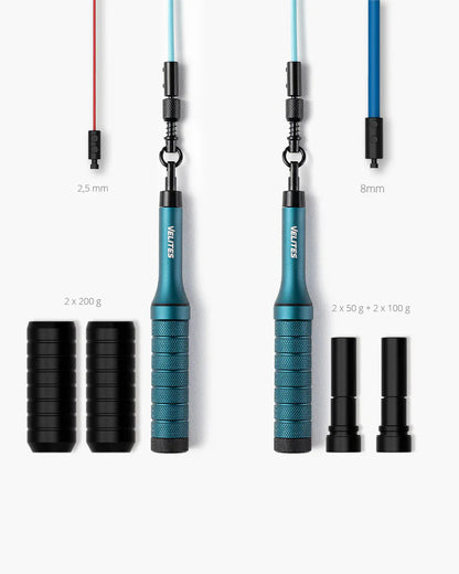 VELITES Weight jump rope (Earth 2.0 + weights + cable)